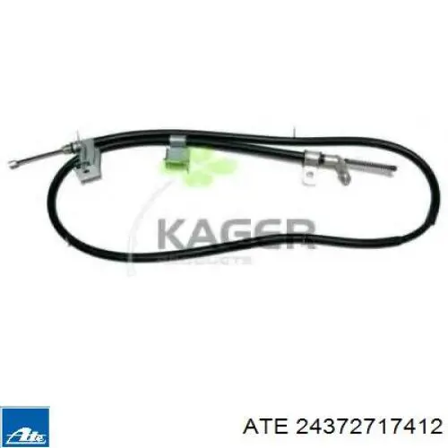 24.3727-1741.2 ATE cable de freno de mano trasero derecho