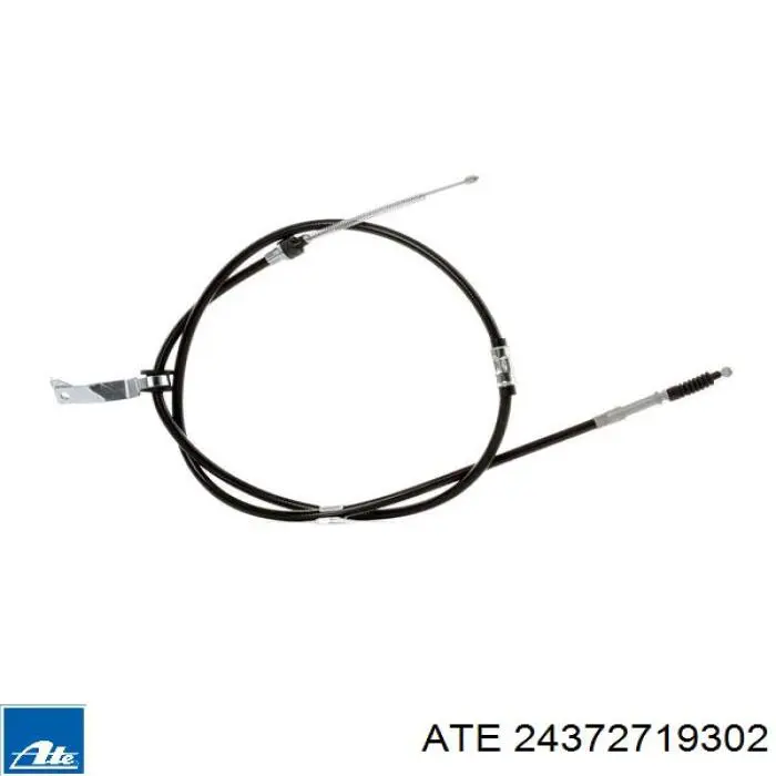 24372719302 ATE cable de freno de mano trasero izquierdo