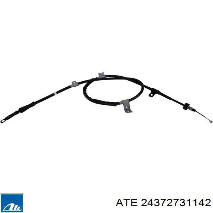 Cable de freno de mano trasero derecho Metalcaucho 82007
