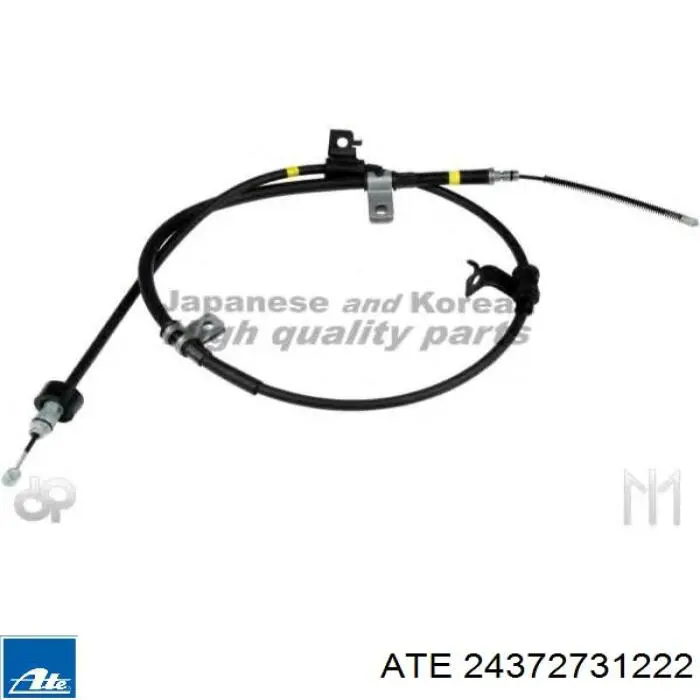 24.3727-3122.2 ATE cable de freno de mano trasero izquierdo