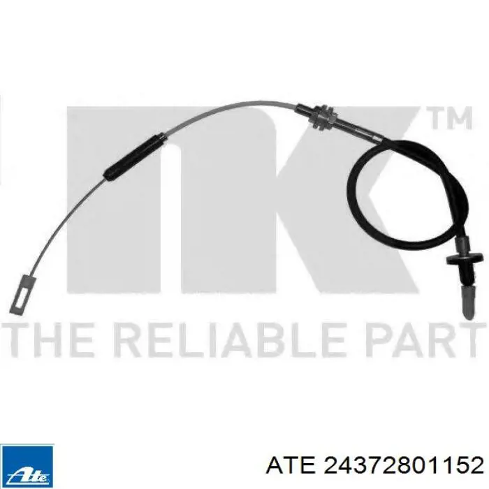 Cable de accionamiento del embrague para Audi 100 C3 44, 44Q