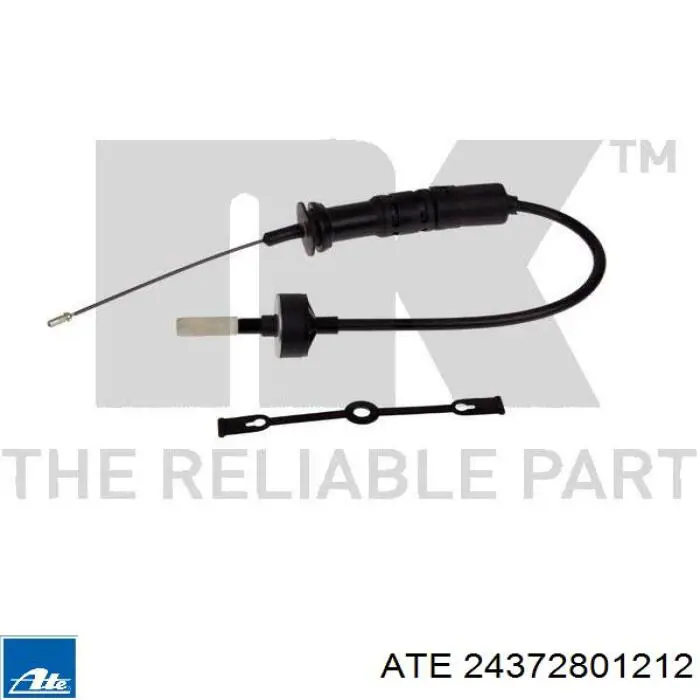 24.3728-0121.2 ATE cable de embrague