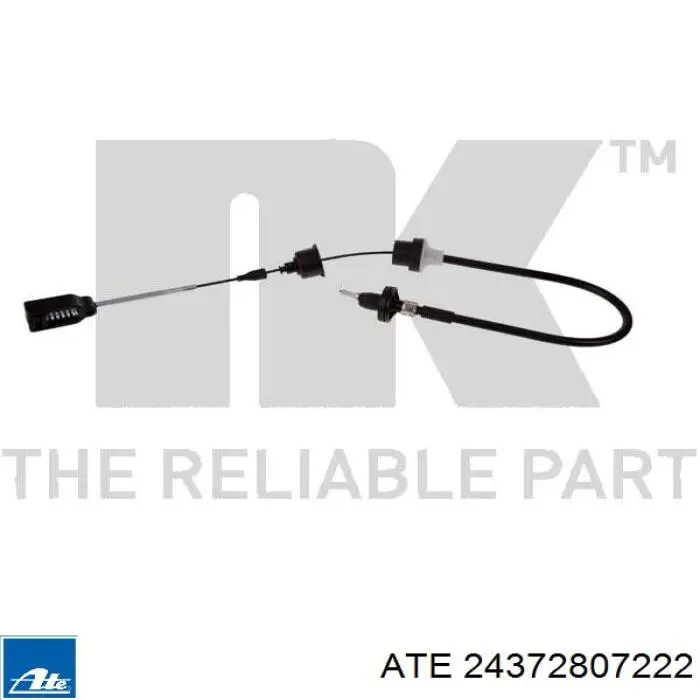 24.3728-0722.2 ATE cable de embrague