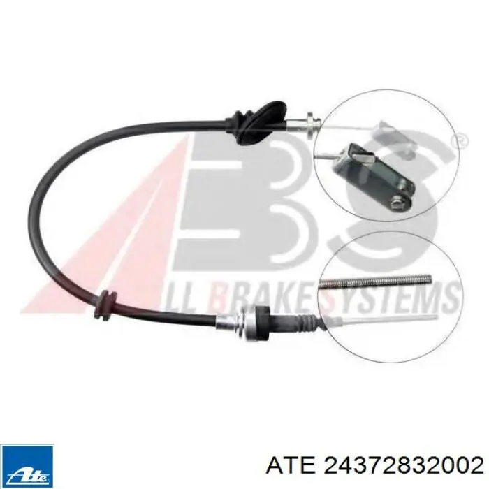 24.3728-3200.2 ATE cable de embrague