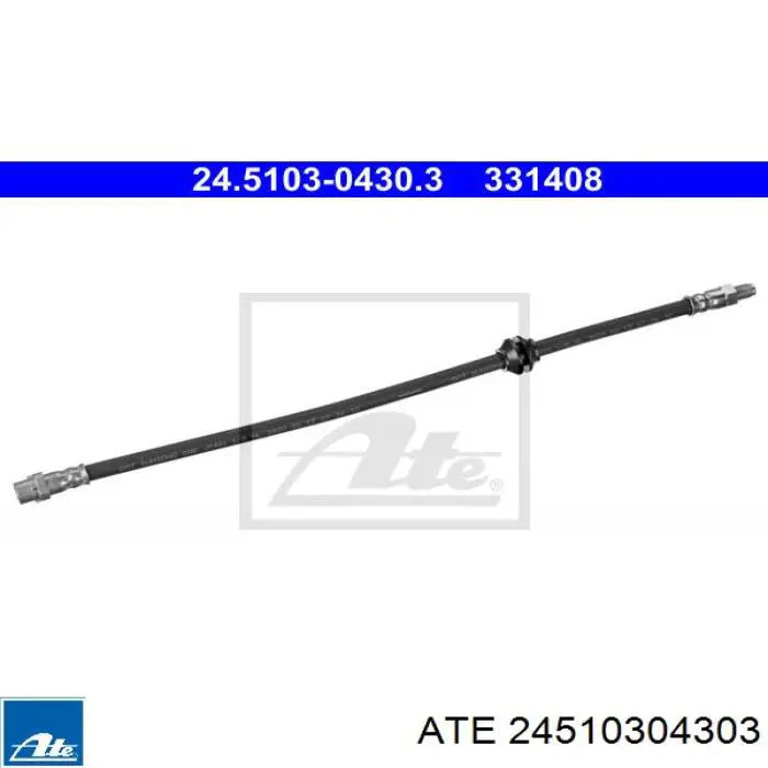24.5103-0430.3 ATE latiguillo de freno delantero