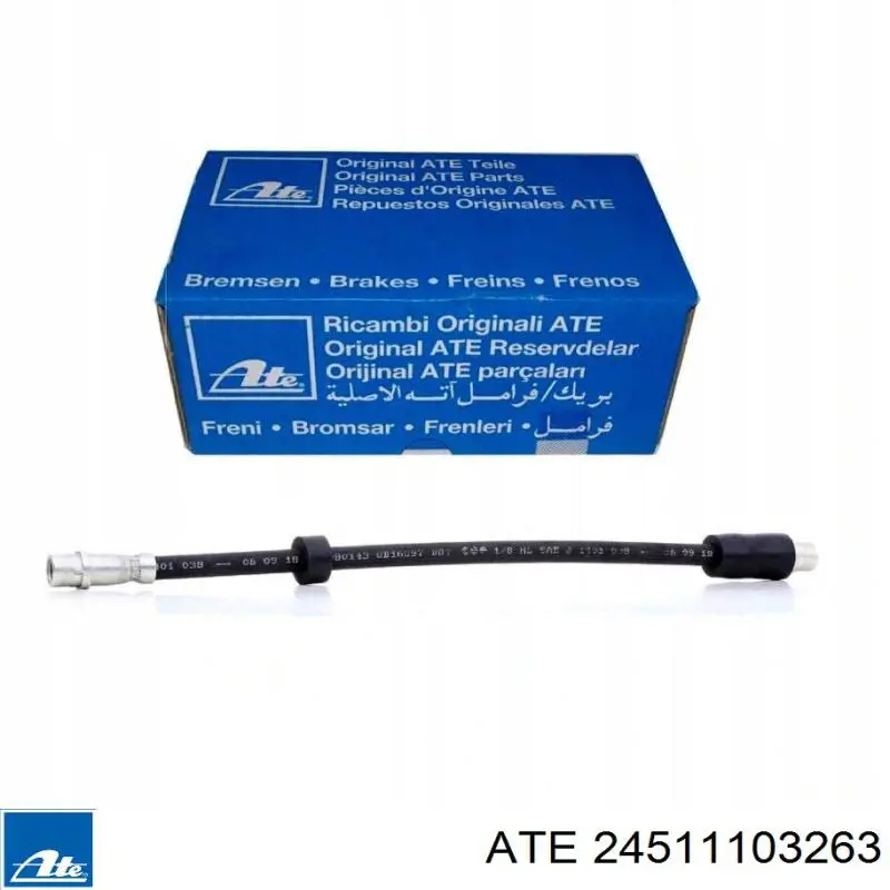 24.5111-0326.3 ATE tubo flexible de frenos trasero