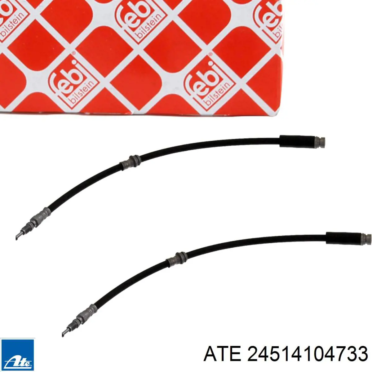 1437504 Ford Tubo de frenos delantero