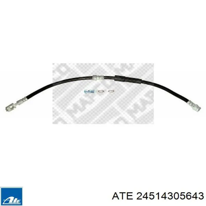 Latiguillos de freno delantero 24514305643 ATE