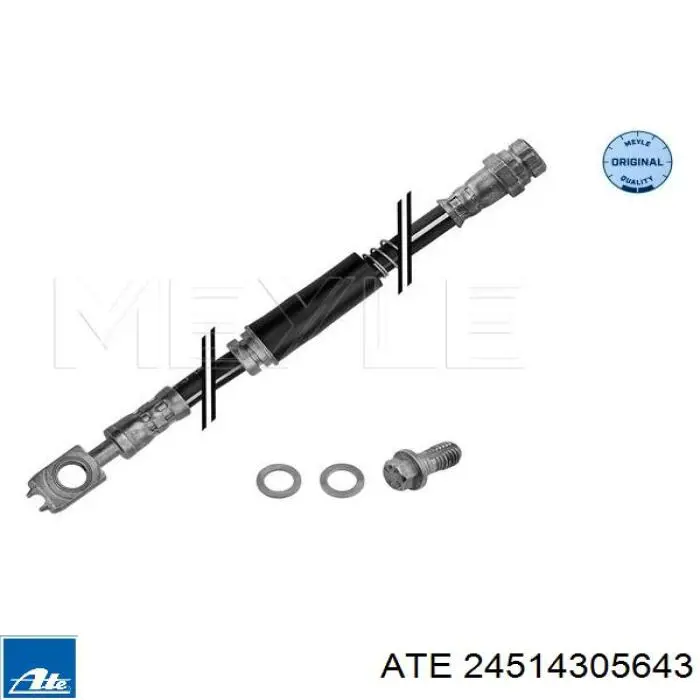 24514305643 ATE Tubo de frenos delantero