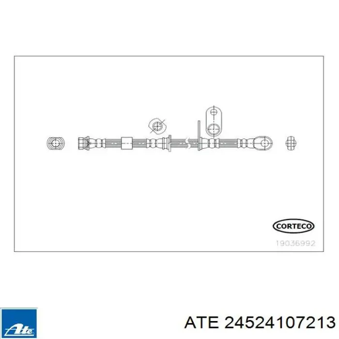 Comprar LH7244 Delphi Latiguillos de freno delantero izquierdo