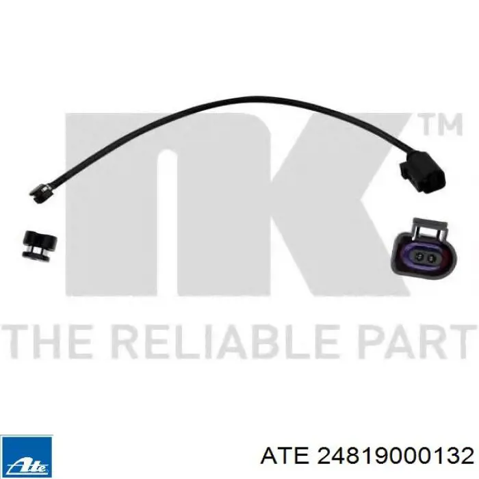 AK314800 Open Parts Sensor de desgaste de las pastillas de freno delanteras