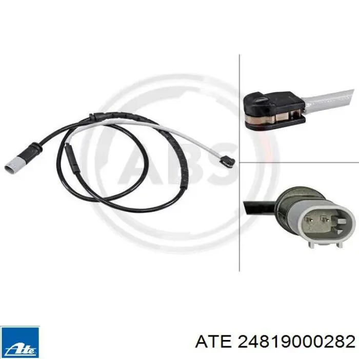 Sensor de desgaste de pastillas de freno trasero ATE 24819000282 precio, desde 10,03 EUR