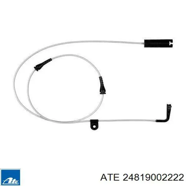 24.8190-0222.2 ATE contacto de aviso, desgaste de los frenos, trasero