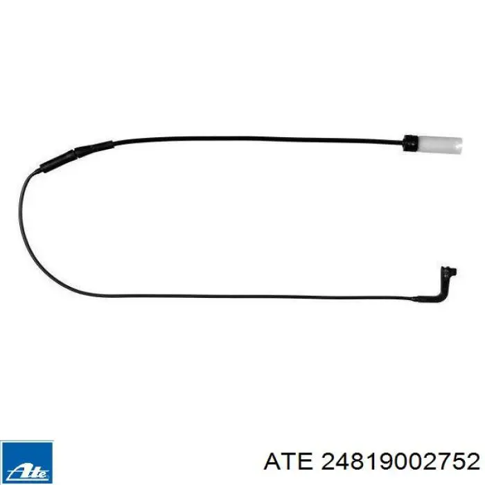 24.8190-0275.2 ATE contacto de aviso, desgaste de los frenos, trasero