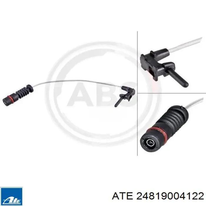 24.8190-0412.2 ATE contacto de aviso, desgaste de los frenos