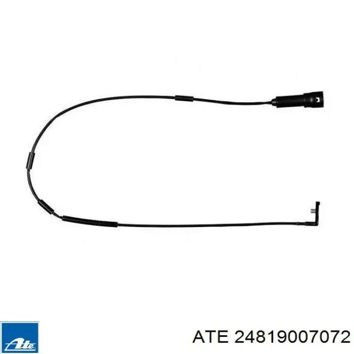 Sensor de desgaste de las pastillas de freno delanteras Textar 98015800