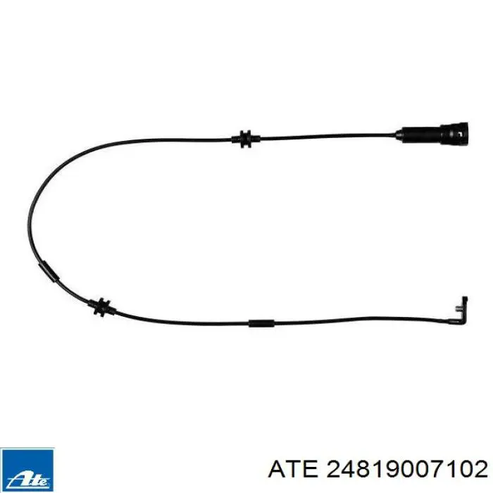 24.8190-0710.2 ATE contacto de aviso, desgaste de los frenos