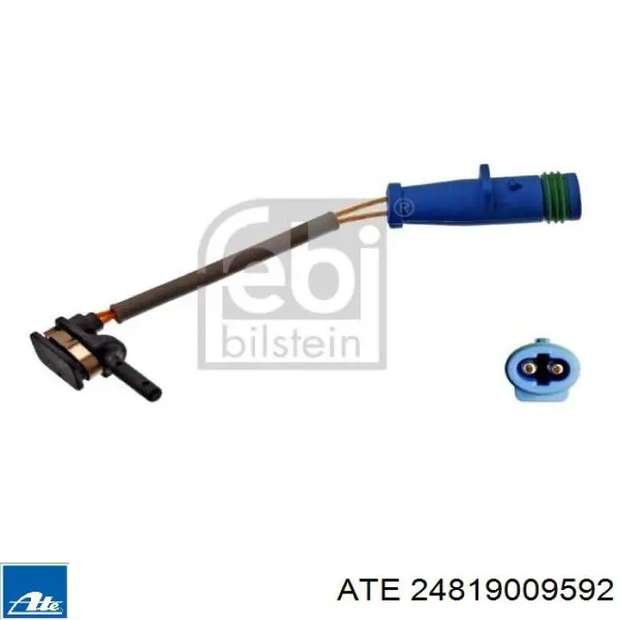 Sensor de desgaste de las pastillas de freno delanteras Road House 001124