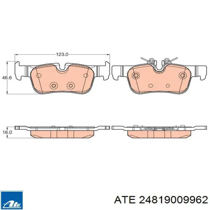 Comprar 280261 NK Sensor de desgaste de las pastillas de freno delanteras