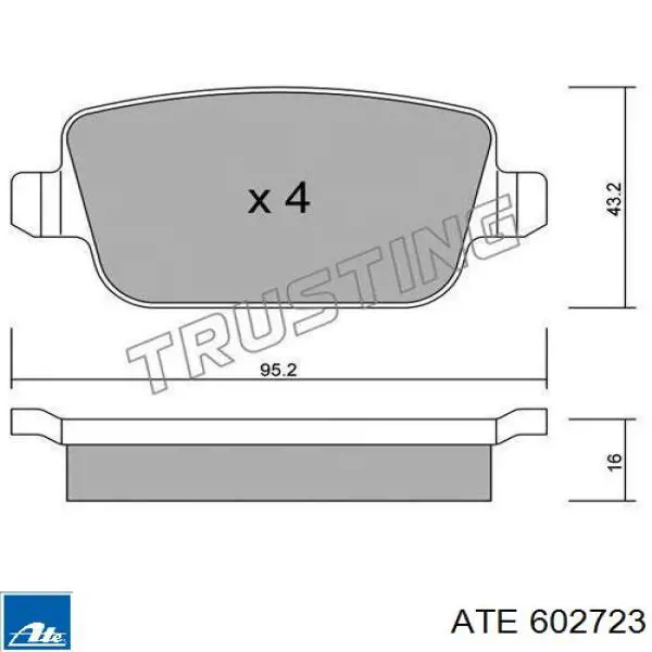 Pastillas de freno delanteras Suzuki Swift 4 MZ, EZ