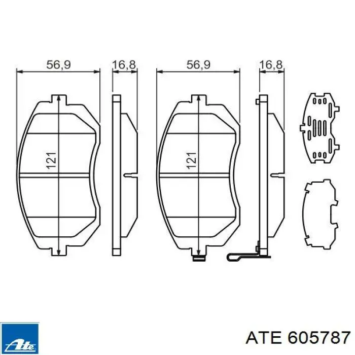 Pastillas de freno delanteras Subaru Impreza 3 GH