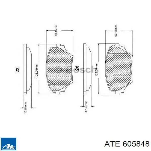 Pastillas de freno delanteras Toyota RAV4 2 XA2