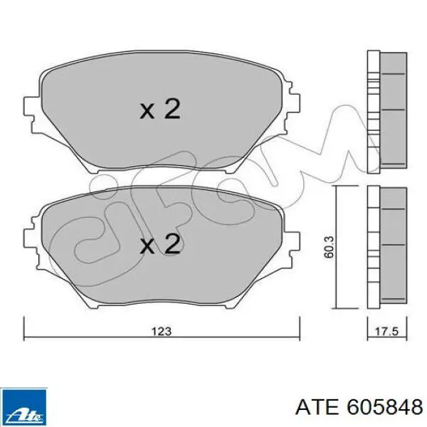 Pastillas de freno delanteras Toyota RAV4 2 XA2