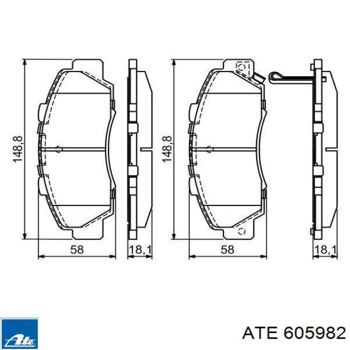 Pastillas de freno delanteras Honda CR-V 1 RD