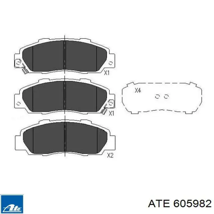 Pastillas de freno delanteras Honda CR-V 1 RD