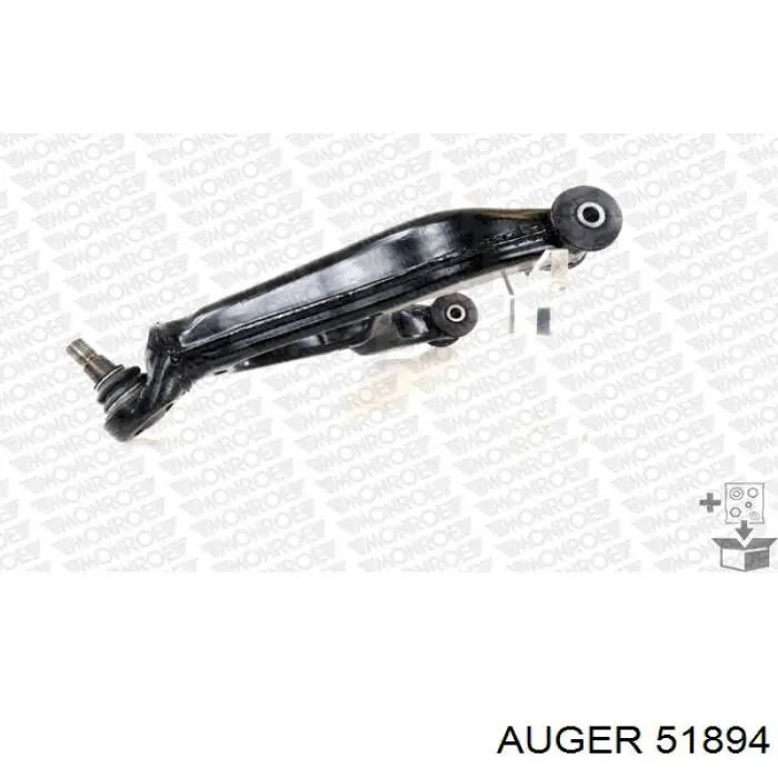 51894 Auger Buje del soporte articulado de la cabina