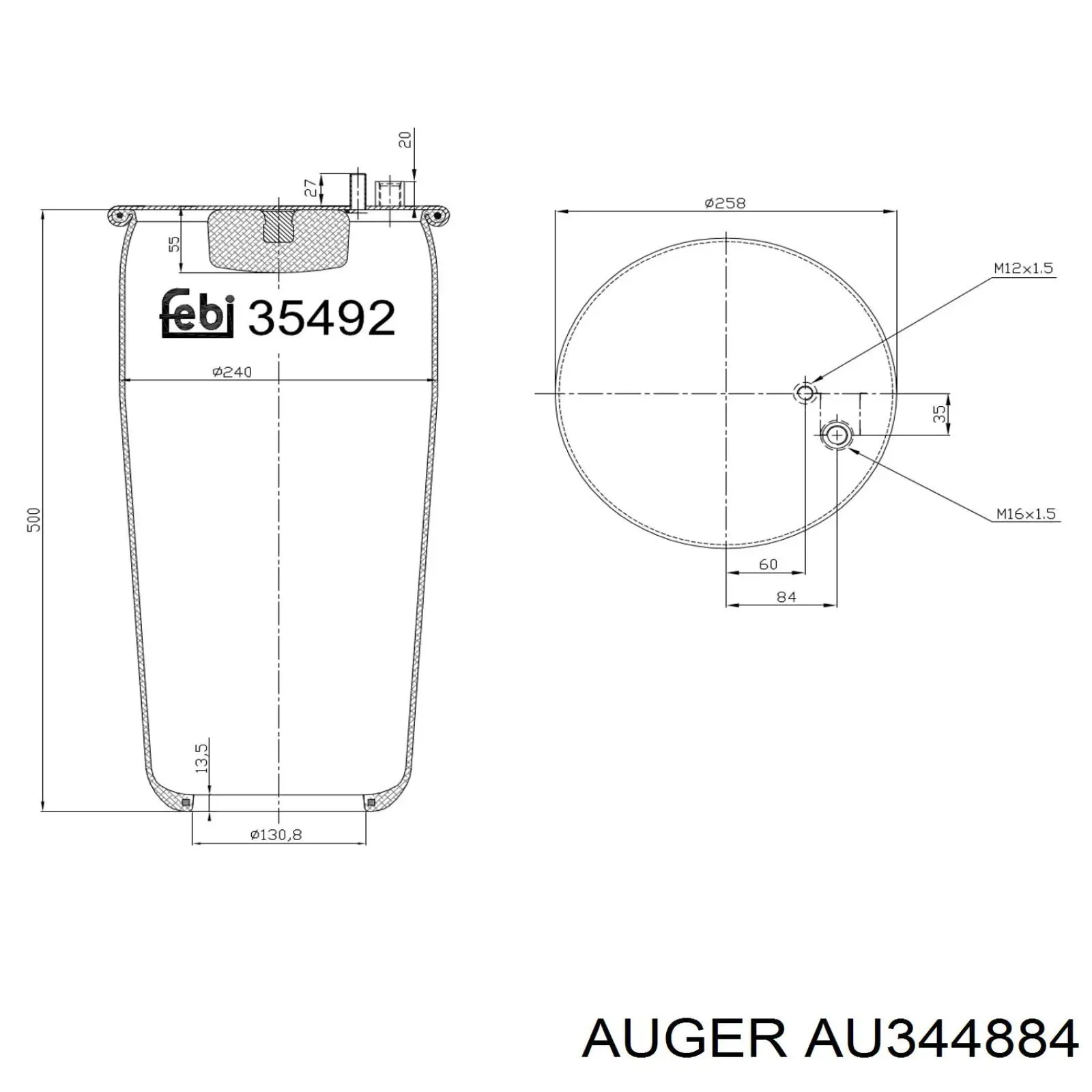 Comprar 4884N1P01 Continental/Siemens Bolsa de aire del eje trasero