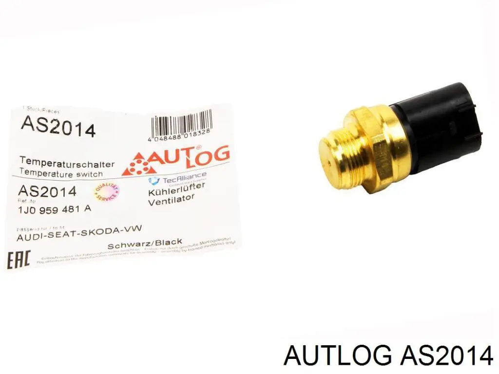 AS2014 Autlog sensor, temperatura del refrigerante (encendido el ventilador del radiador)