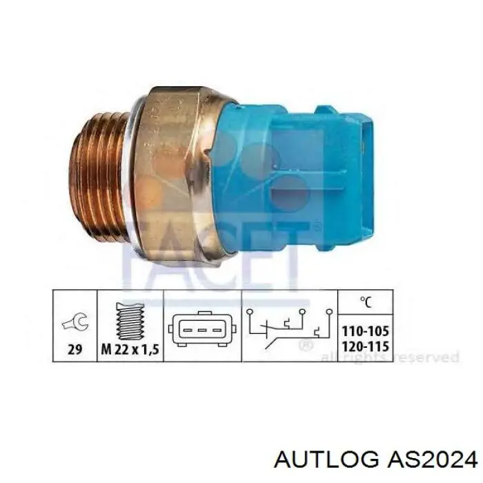 Sensor de temperatura  Autlog AS2024 precio, desde 12,29 EUR