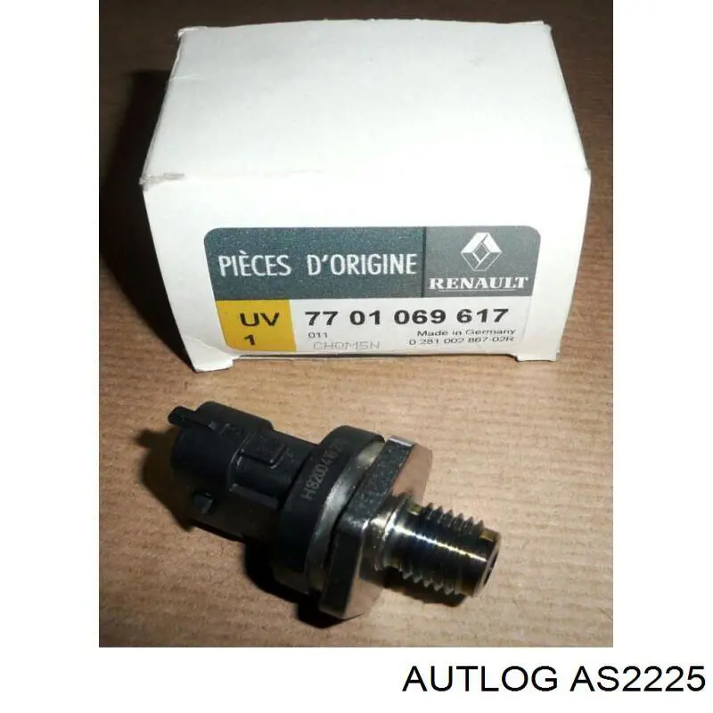 Sensor de presión de combustible Renault Megane 1 (LA0)