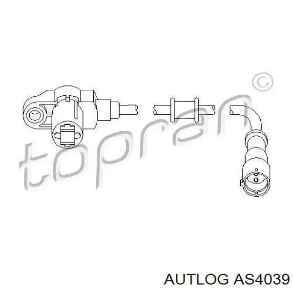 AS4039 Autlog sensor abs delantero