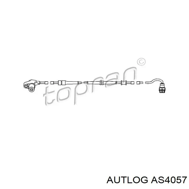 Sensor ABS delantero Meat&Doria 90289