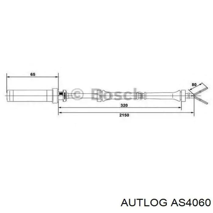 AS4060 Autlog sensor abs delantero