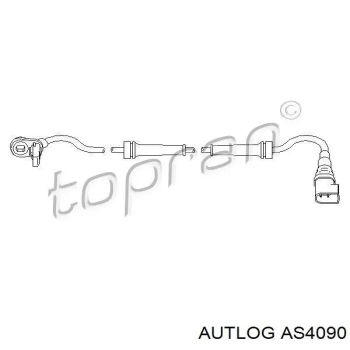 CCZ1654ABE ABE sensor abs delantero