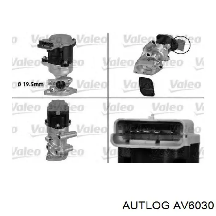 Válvula EGR 1618N7 Peugeot/Citroen