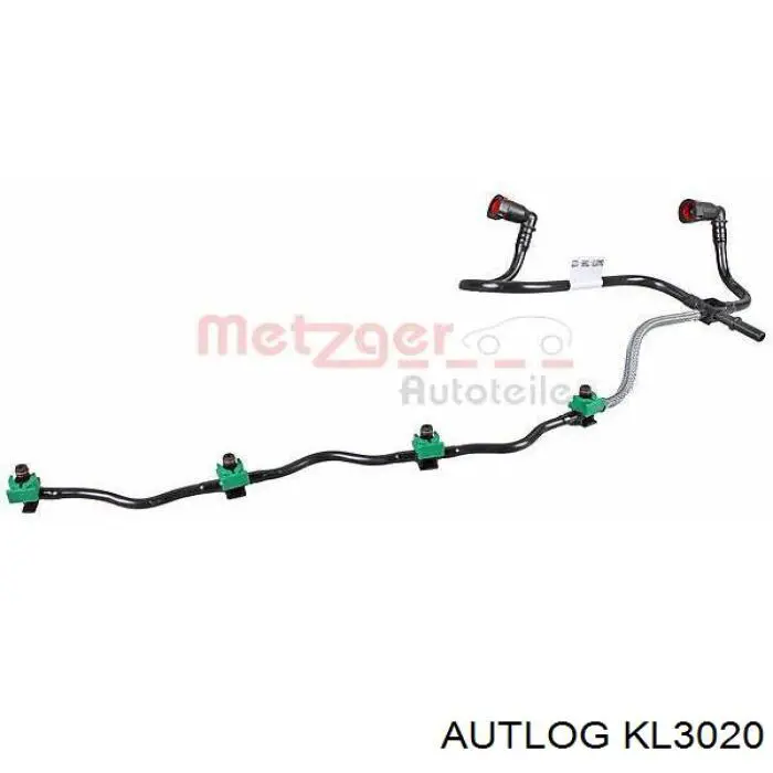 Tubería de retorno de combustible de los inyectores Autlog KL3020 precio, desde 48,11 EUR