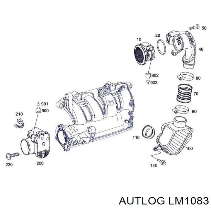 Medidor de flujo de aire Autlog LM1083 precio, desde 77,55 EUR