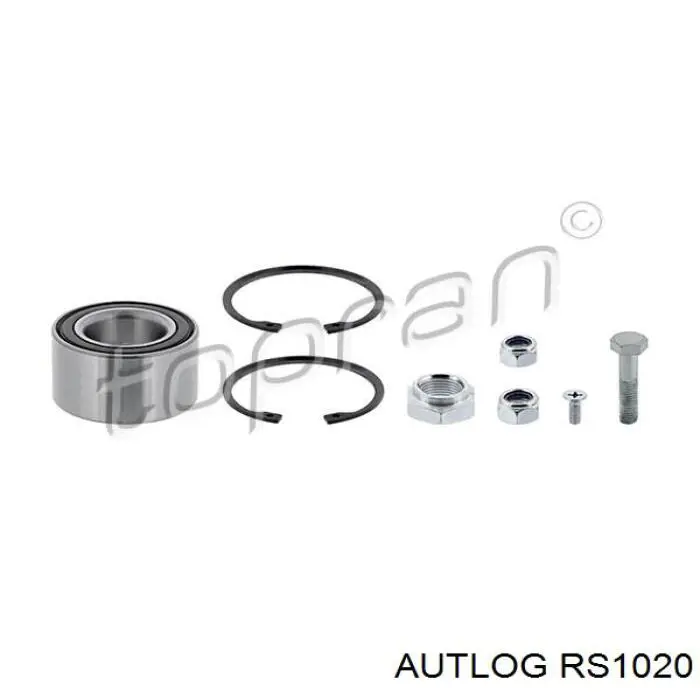 RS1020 Autlog cojinete de rueda delantero