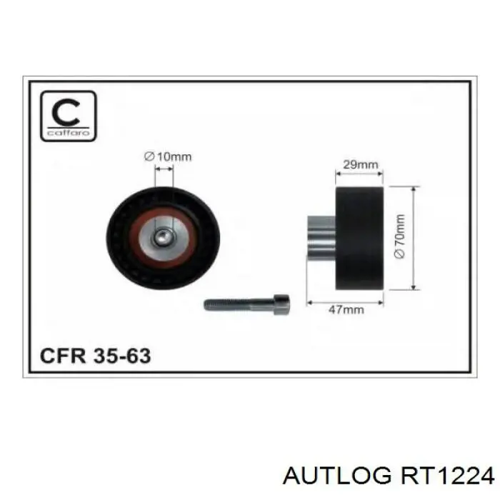 Polea correa distribución Ford 1038384 precio, desde 19,95 EUR