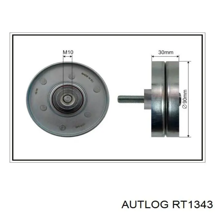 Polea inversión/guía, correa auxiliar servicios Ford 98FF19A216BB precio, desde 17,21 EUR
