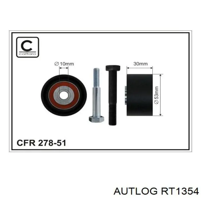 RT1354 Autlog polea correa distribución
