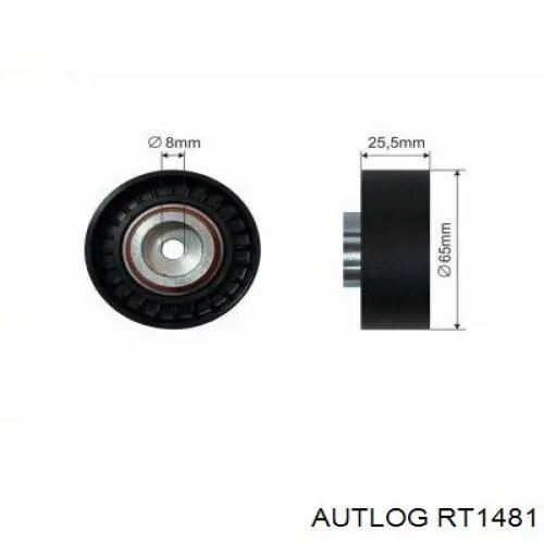 Rodillo guia Peugeot/Citroen 5751F0