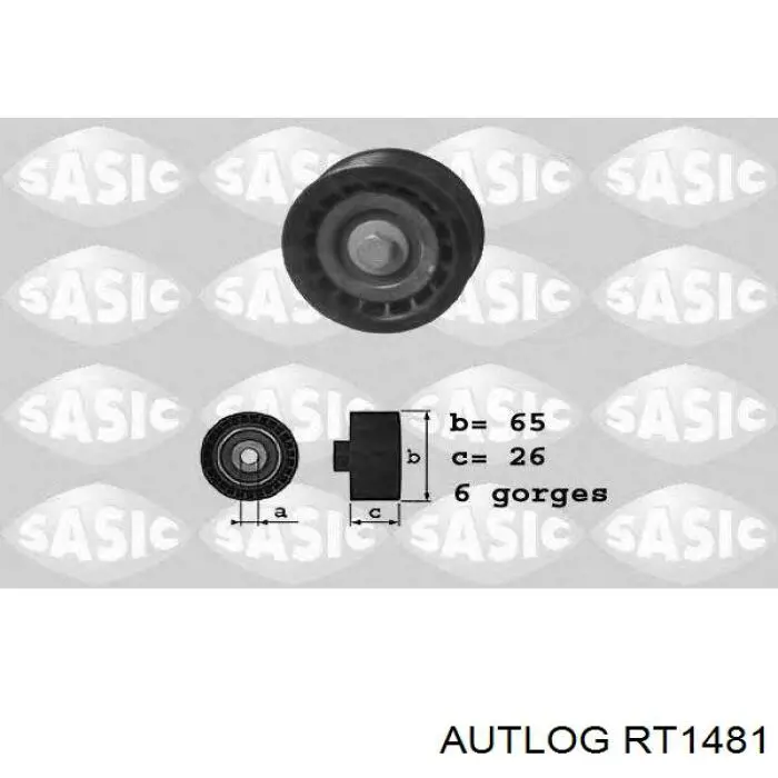 Polea inversión / guía, correa poli V 5751F0 Peugeot/Citroen
