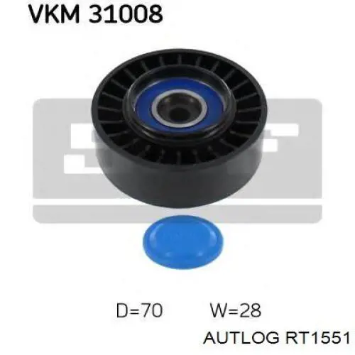 Comprar VKMCV58002 SKF Polea inversión/guía, correa poli V