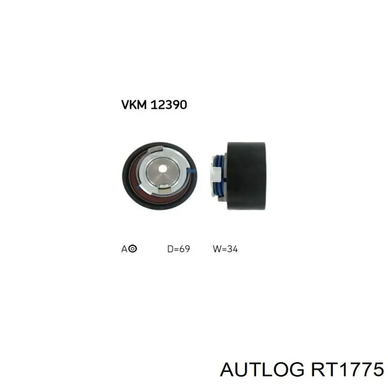 Tensor, correa de distribucion BTDI3504 Bugatti