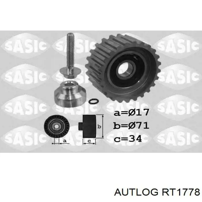 Rodillo intermedio de correa dentada Fiat Ducato 3 250